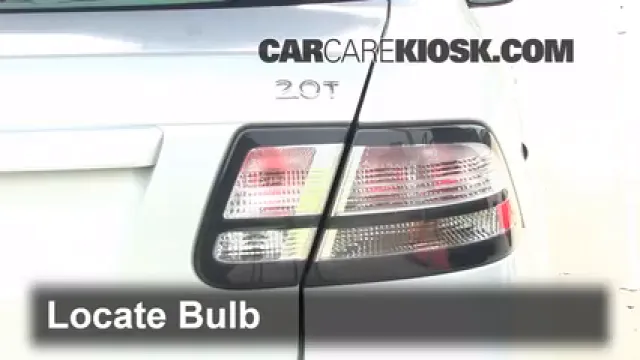 2010 Saab 9-3 2.0T 2.0L 4 Cyl. Turbo Sedan Luces Luz de giro trasera (reemplazar foco)